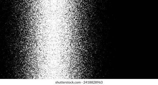 Stipple pattern, dotted geometric background. Stippling, dotwork drawing, shading using dots. Pixel disintegration, random halftone effect. 