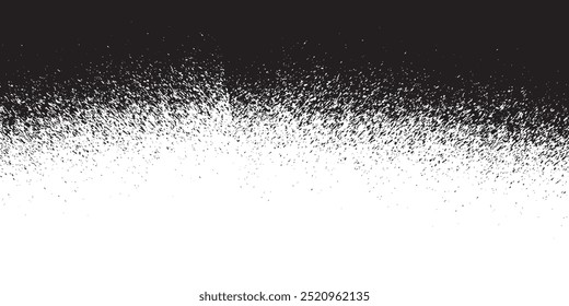 Stipple pattern, dotted geometric background. Stippling, dotwork drawing, shading using dots. Pixel disintegration, random halftone effect. vector ilustration