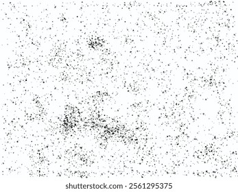 Stipple pattern, dotted geometric background. Stippling, dotwork drawing, shading using dots. Pixel disintegration, random halftone effect. White noise grainy texture. Vector illustration