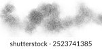 Stipple smoke cloud gradient texture. Grunge fluid sand grain background. Gritty noise wavy fog dot work wallpaper. Black and white dots, speckles, particles or granules backdrop overlay. Vector