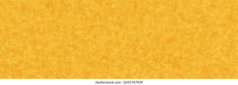 Gelber Hintergrund mit organischer Eierschalentextur. Sonnige Stimmung körnige Tapete. Vektormuster.
