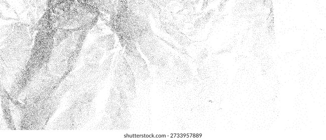 Gestreifter Hintergrund aus farbigem Handwerk. Gritty Korn Geräuschpulver Tapete. Kraftpartikel-Overlay mit Distression. Vektor verstreut winzige Flecken, Flecken oder Flecken Hintergrund. Grobe abstrakte gepunktete Textur