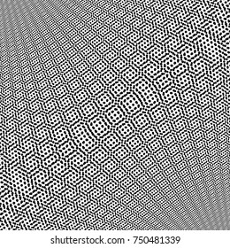 Stippled Moire Background  - Vector Op Art