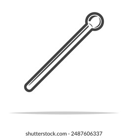 Icono de varilla de agitación Vector transparente aislado