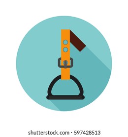 Stirrup color flat icon for web and mobile design