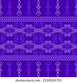 stitch embroidery fabric border pattern needle work seamless geometric abstract culture decorative hand drawn tribal asian template printed colorful line artwork black background quilt wallpaper 