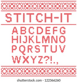 Stitch font