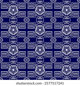 stitch Japanese Sashiko line art needlework embroidery abstract artwork seamless geometric pattern printed background fabric wallpaper hand drawn line

