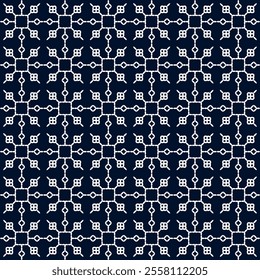 stitch Japanese Sashiko pattern embroidery abstract seamless geometric ornaments white stitch line artwork indigo blue background fashion design template decoration hand drawn printed needlework quilt