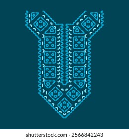 stitch neckline embroid needlework abstract artwork seamless geometric pattern printed background fabric wallpaper hand drawn line

