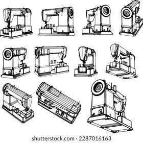 "Stitch in Time: Vintage Sewing Machine Vector Art for Sale"
"Sew Vintage: 3D Model Sewing Machine Renderings"
Vintage Sewing Machine Vector Collection