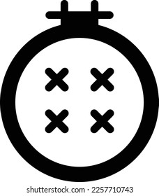 paro la ilustración del vector sobre un fondo transparente. Símbolos de calidad superior. Iconos vectoriales de glifos para diseño de conceptos y gráficos. 
