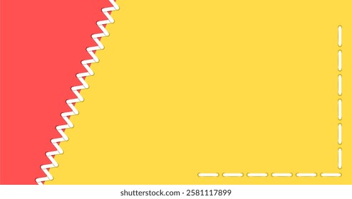 Stitched Fabric Background, EPS vector file