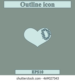 Stitching heart.