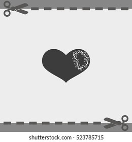 Stitching heart.