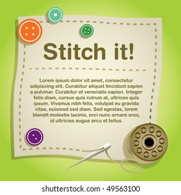 stitching template design
