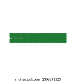 STM32F405xx and STM32F407xx microcontroller in LQFP64 pinout vector illustration, offering graphic designers a visual representation of the pin configurations and layout