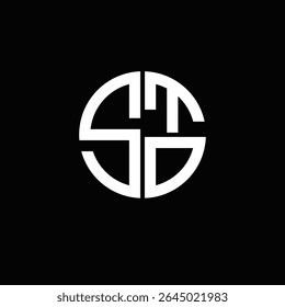 STO logo STO icon STO monogram STO letter minimalist Circle flat Unique modern abstract logo design.
