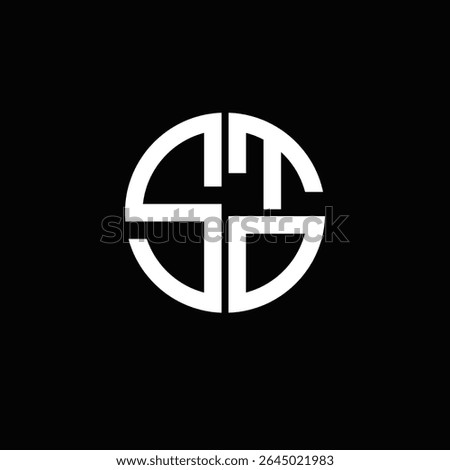 STO logo STO icon STO monogram STO letter minimalist Circle flat Unique modern abstract logo design.
