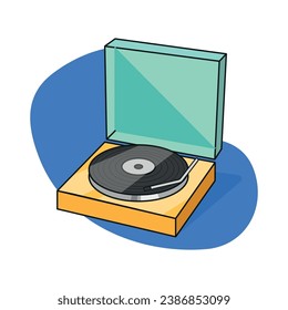 Stock Album Cover and icon vector Design mockup
