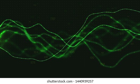 Stock analysis background.Trading strategy.  Abstract business graph consisting of blured blue points. Internet Technology concept. Financial market vector illustration