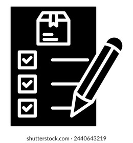 Stock Audit icon line vector illustration
