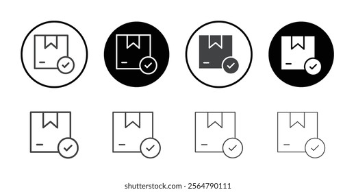 Stock Availability Icon simple vector symbol