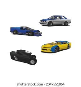 stock car racing set bundle collection
