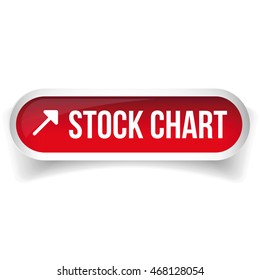 Stock Chart button vector