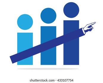 stock chart. Infographic, chart icon, vector illustration. Flat design style. Chart icon eps,