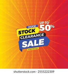 Stock clearance sale banner design.
Sale banner template with Huge stock clearance sale. clearance sale background template promotion,
Big offer with discount 70% off. 60% off. 30% off.