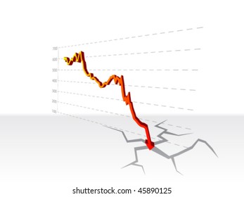 stock crash diagram