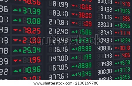 Stock dash board. vector illustration