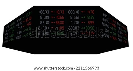 Stock dash board. vector illustration