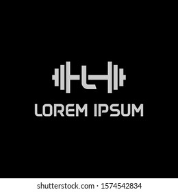 stock design vector initial letter l fitness icon logo template