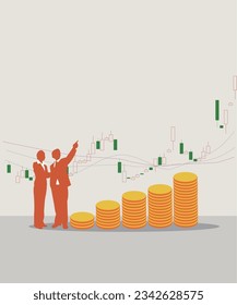 stock element financial security concept illustration