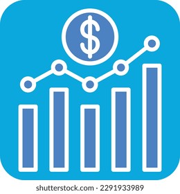 Stock Exchange App vector icon. Can be used for printing, mobile and web applications.