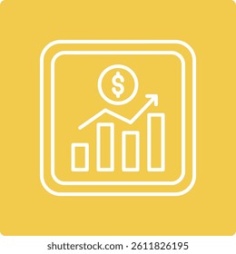 Stock Exchange App vector icon. Can be used for printing, mobile and web applications.