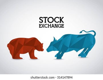 stock exchange design, vector illustration eps10 graphic 