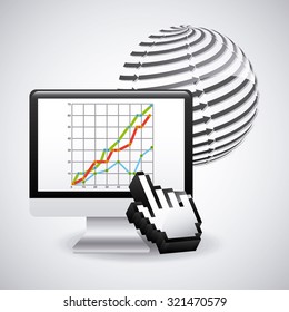 stock exchange design, vector illustration eps10 graphic 