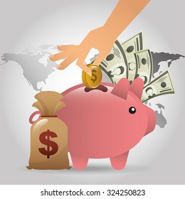 stock exchange design, vector illustration eps10 graphic 