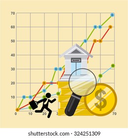 stock exchange design, vector illustration eps10 graphic 