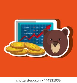 stock exchange design, vector illustration eps10 graphic 
