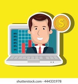 stock exchange design, vector illustration eps10 graphic 