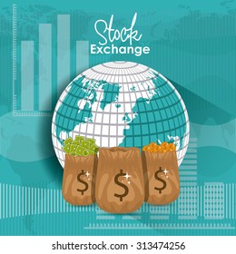 Stock Exchange digital design, vector illustration eps 10