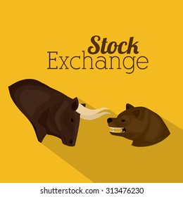 Stock Exchange digital design, vector illustration eps 10