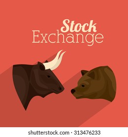 Stock Exchange digital design, vector illustration eps 10