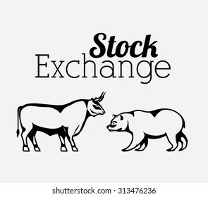 Stock Exchange digital design, vector illustration eps 10