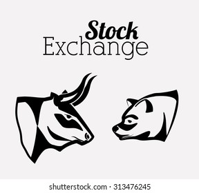 Stock Exchange digital design, vector illustration eps 10