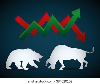 Stock exchange icon design 